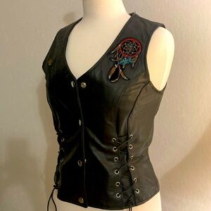Harley Davidson leather vest